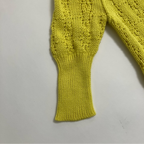 ANTHRO SPARROW yellow sweater - Picture 4 of 6